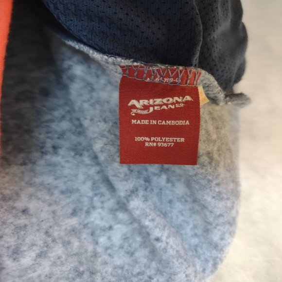 NWT Arizona Jean Co Men's snap-collar Pullover Sweatshirt Size Medium - Picture 7 of 9